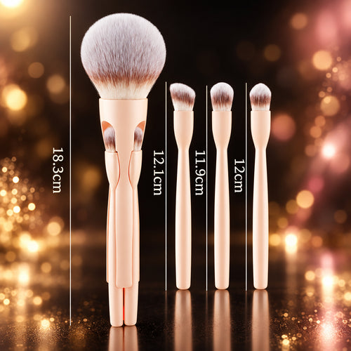 4-in-1 Makeup Brush Set